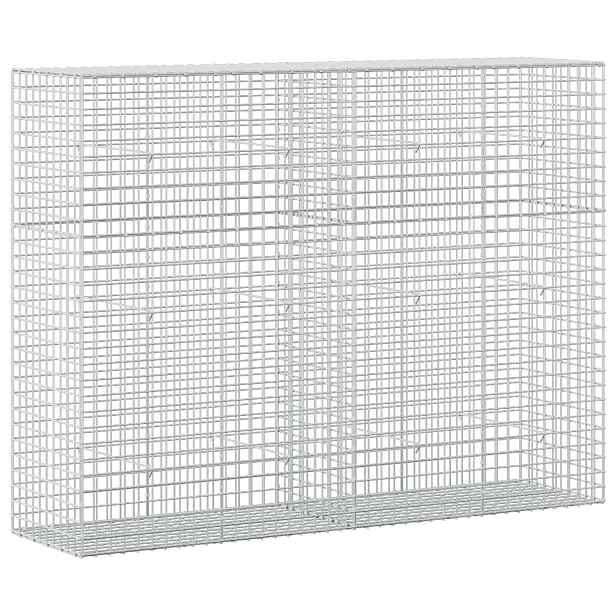 vidaXL Gabion s drátem 3,5 mm a síťkou 5x5 cm 200x50x150 cm