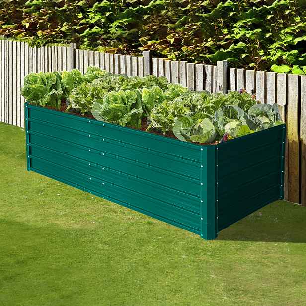 Vyvýšený zahradní záhon BestBerg VZ-940Z / 940 l / 180 x 90 x 58 cm / zelená