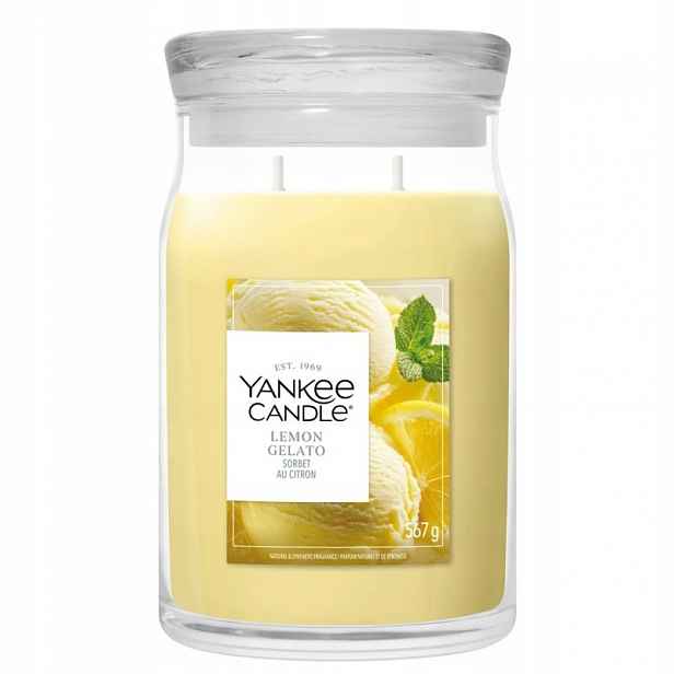 Yankee Candle Vonná svíčka Lemon Gelato 567g
