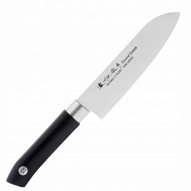 Satake Sword Smith Japonský kuchyňský Nůž Mini Santoku na Zeleniny 56 Hrc 15cm