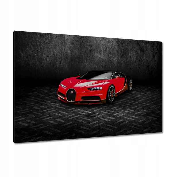 Obrazy 120x80 Červené sportovní auto