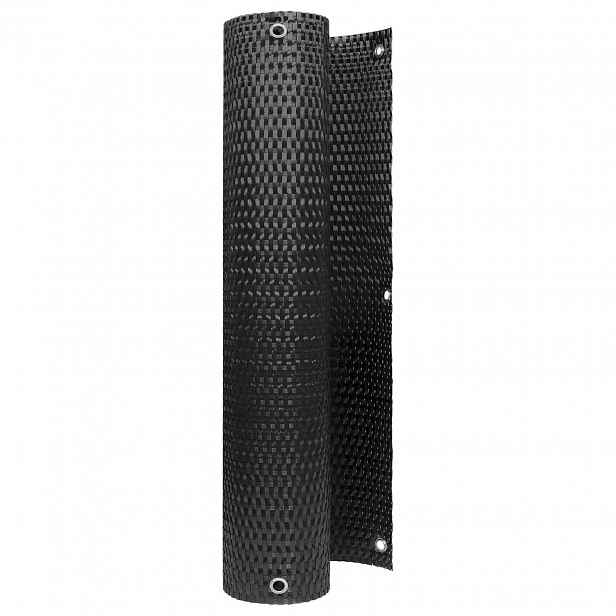 vidaXL Balkonová Clona s Očičkami 300 x 100 cm polyratan Černá