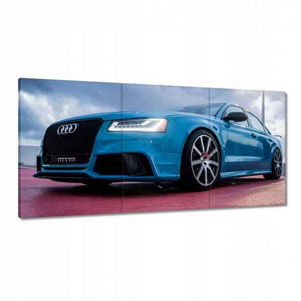 Obrazy 180x90 Modré Audi