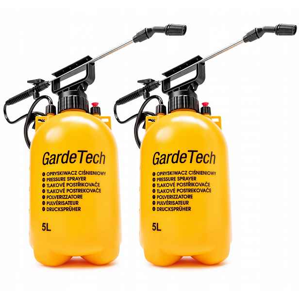 Sada 2 X Ruční Tlakový Postřikovač 5 L Gardetech Výkonný Postřikovač