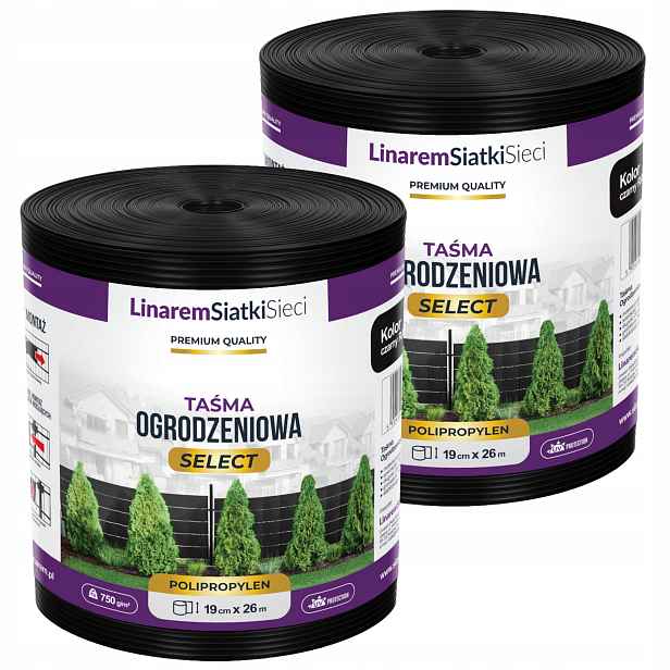 Stínící Panelové Pásy 19x26 Premium Polypropylen 1,2 mm Na Panely Černá 2ks