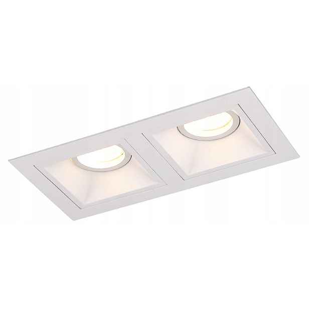 Zapuštěné kulaté stropní svítidlo II bílé MaxLight