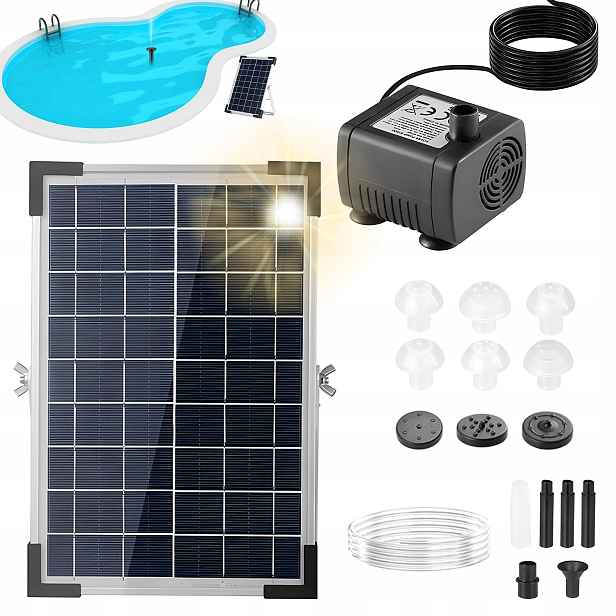 Fontána Do Vody Bazénu Plovoucí Jezírko 5W 150 L/h