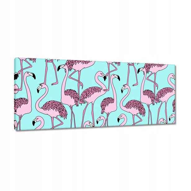 Obrazy 100x40 Růžové Flamini Flamingo