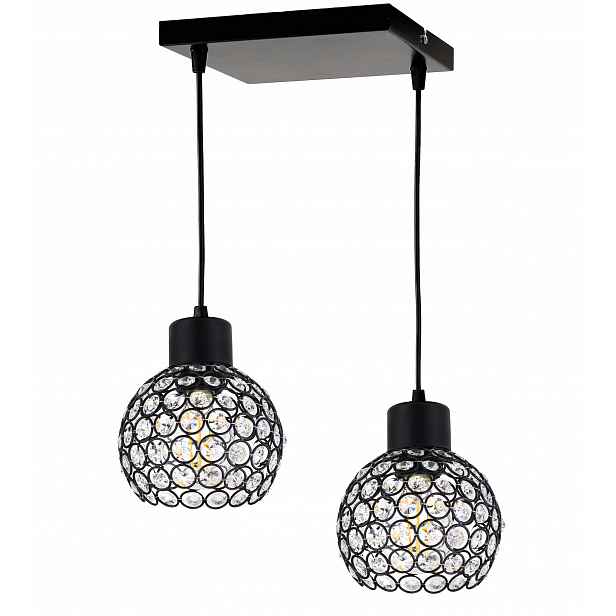 závěsné stropní svítidlo Zwis Lustr Křišťál Loft
