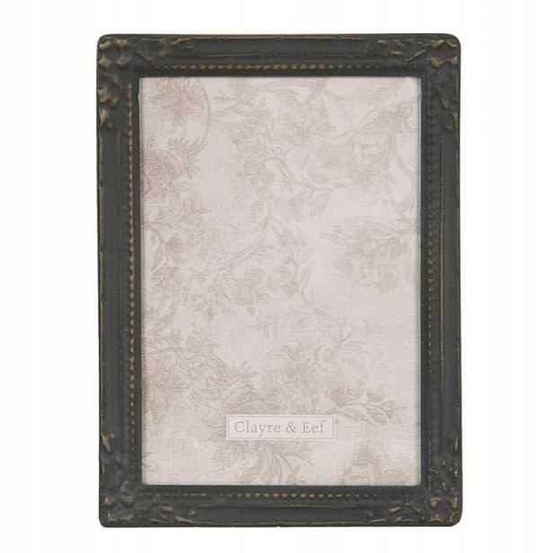 Černý rámeček na fotografie ve vintage stylu – 13 x 18 cm