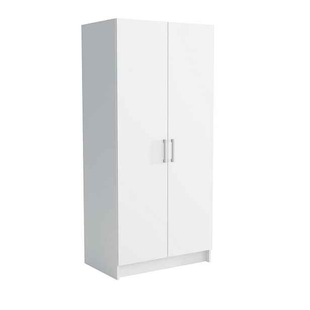 MASSENO ŠATNÍ SKŘÍŇ S OTOČNÝMI DVEŘMI PINELLO, 81/177/52 cm 2dveřová, bílá