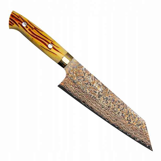 Takeshi Saji Obb Bla Ručně kovaný VG-10 Color Japonský Nůž Šéfa Bunka 17 cm