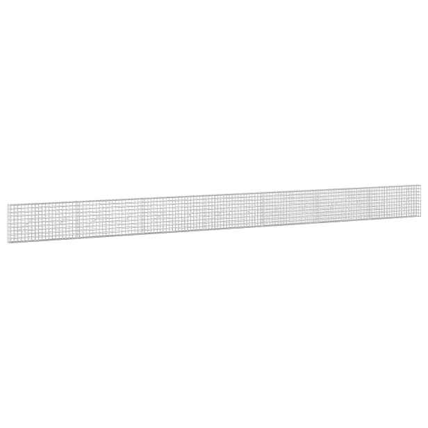vidaXL Gabion s drátem 3,5 mm a síťkou 5x5 cm 700x10x50 cm