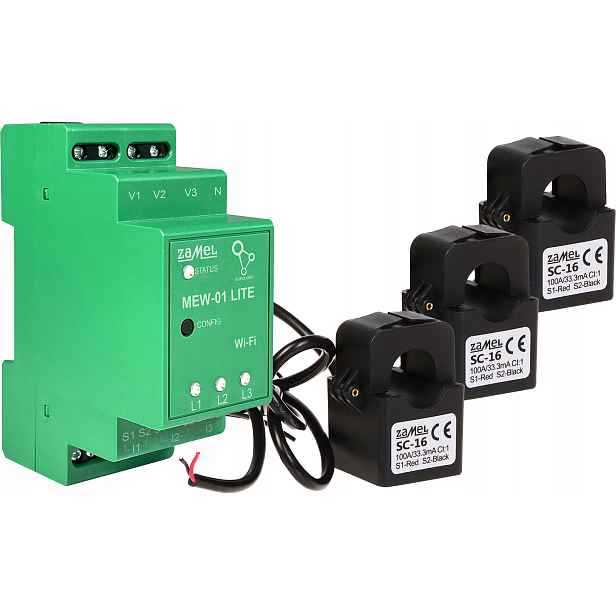Monitor Elektrické Energie MEW-01/LITE Třífázový Zamel