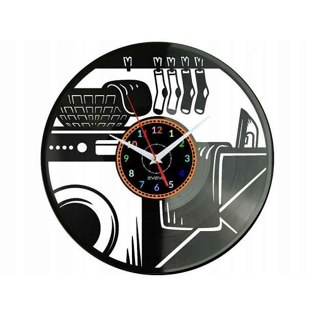 Práce Prádelna Nápad na Dárek Nástěnná Dekorace z vinylové desky