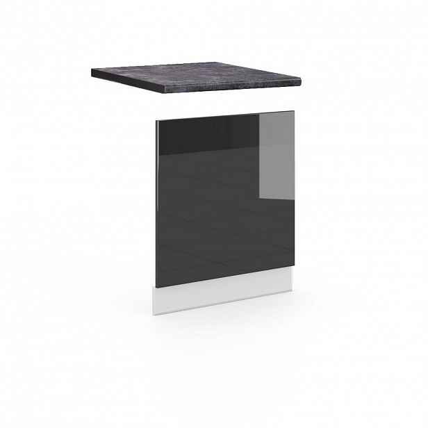 Vicco PŘEDNÍ PANEL Fame-Line Antracitový vysoký lesk 60 cm , PD Antracit