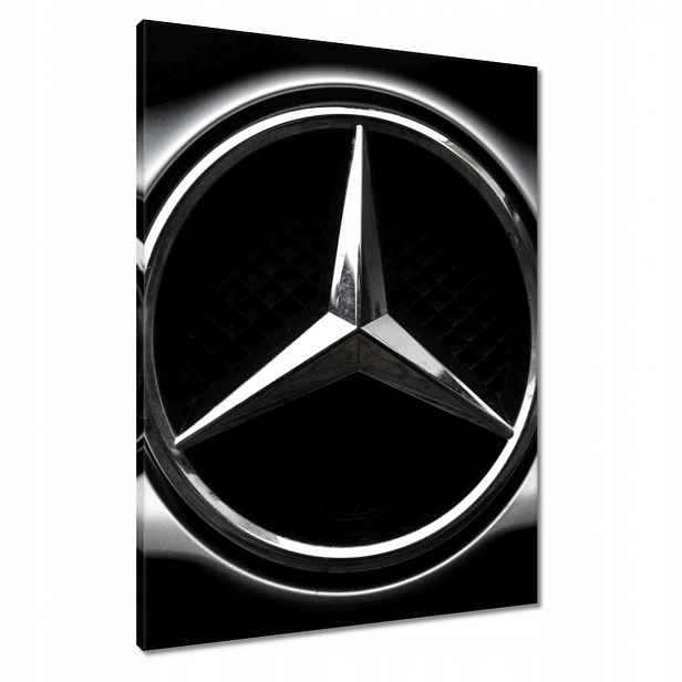 Obrazy 60x80 Mercedes Černobílé