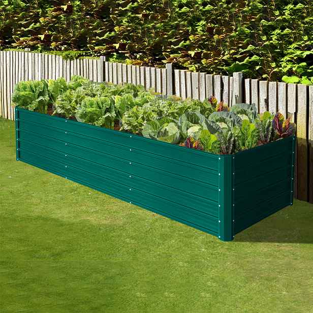 Vyvýšený zahradní záhon BestBerg VZ-1250Z / 1250 l / 240 x 90 x 58 cm / zelená