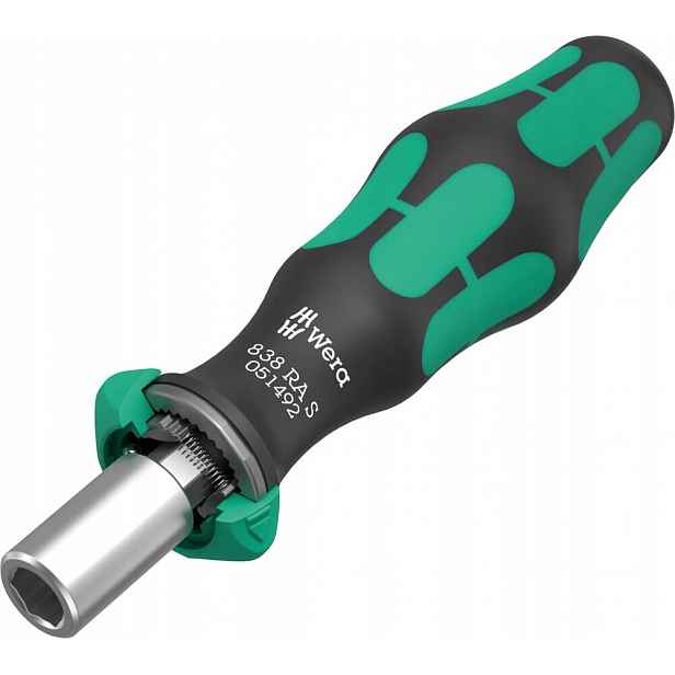 Wera Ráčnový šroubovák 1/4" x 102 mm černý/zelený