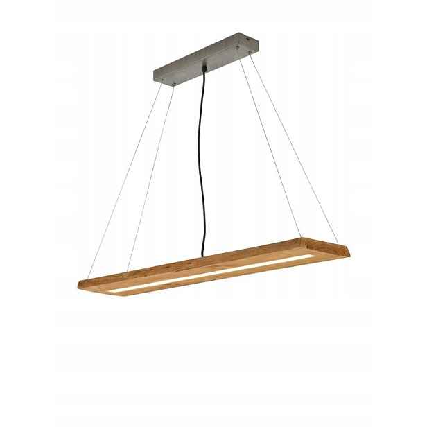 Závěsná lampa nad stůl ze dřeva Brad led Trio