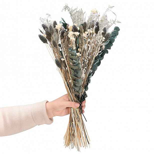 Butlers FLOWER MARKET Svazek sušených květin 45 cm - bílá