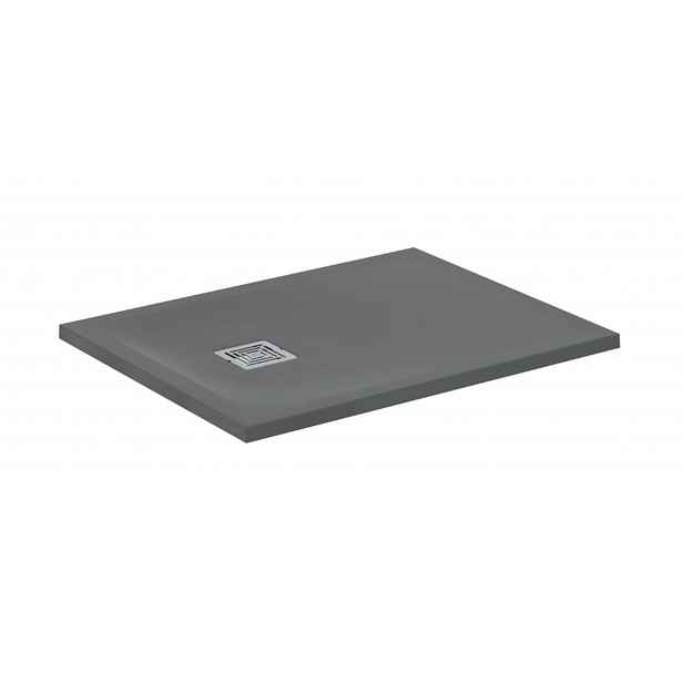 Ideal Standard Ultra Flat S + - Sprchová vanička 90x70 cm, Anti-Slip, šedá T5604FS