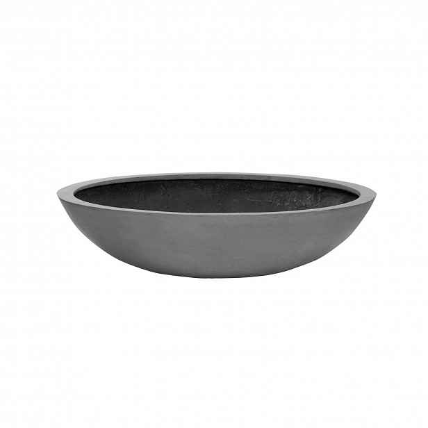 Květináč Jumbo Bowl, barva šedá, více velikostí - PotteryPots Velikost: M - v. 22 cm, ⌀ 85 cm