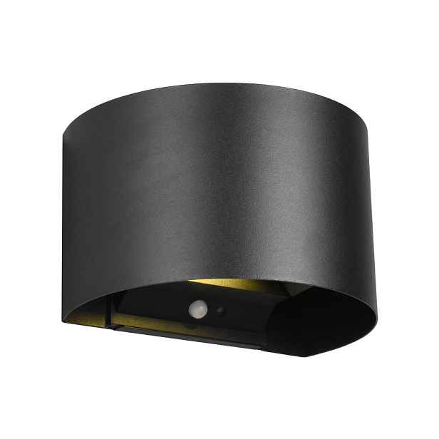 LED nástěnné venkovní svítidlo se senzorem pohybu (výška 10 cm) Talent – Reality