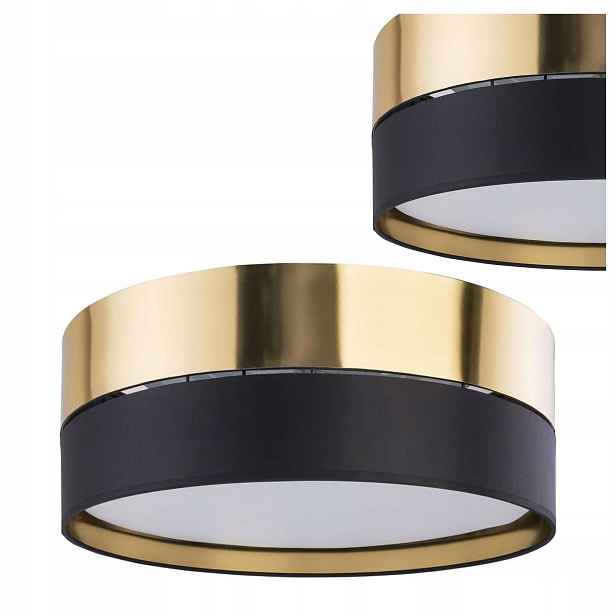 Stropní lampa Stropní Svítidlo Černozlatá 3xE27 15W Metal Moderní Tk Lighting