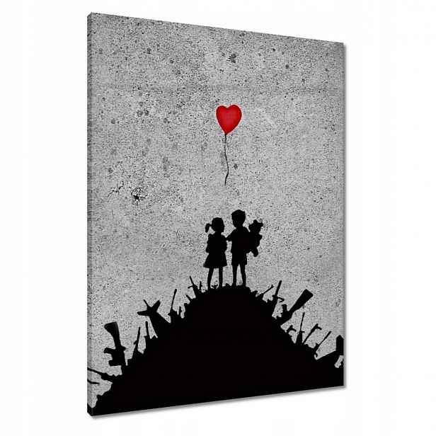 Obrazy 60x80 Banksy nejnovější motivy