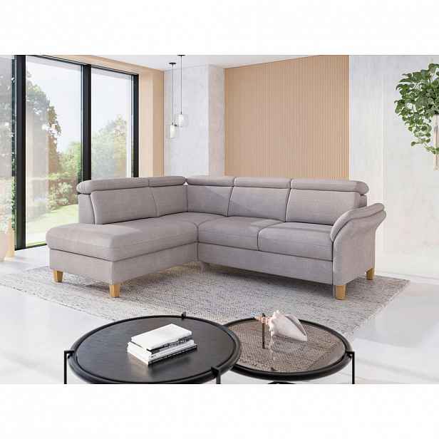 Sit & More ROHOVÁ SEDAČKA, textil, barvy stříbra