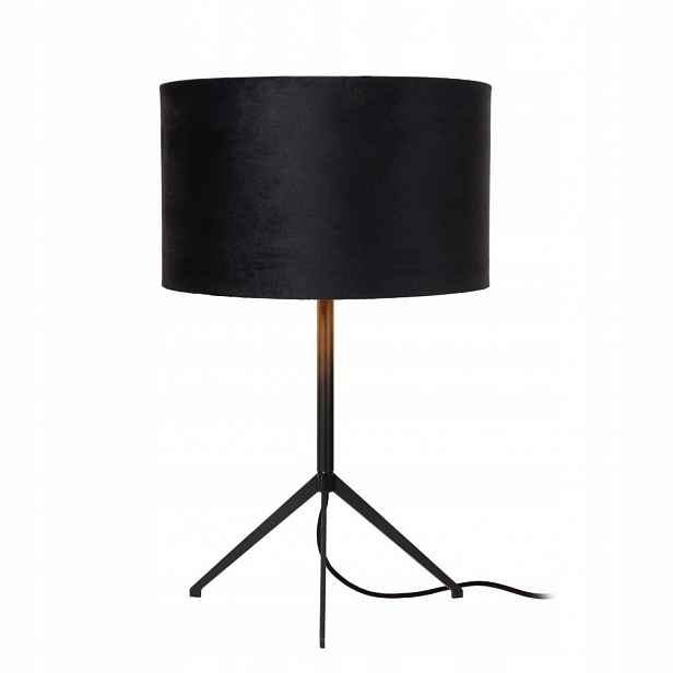 Černá stolní lampa Tondo s měkkým světlem do pracovny 81/30/Lucide
