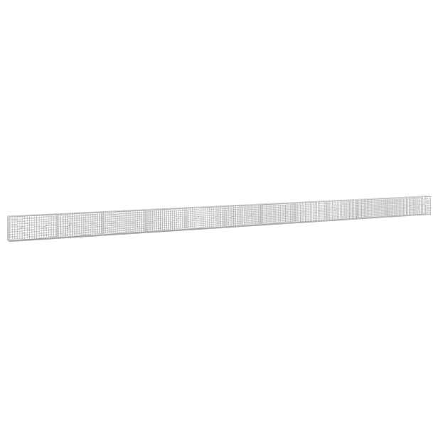 vidaXL Gabion s drátem 3,5 mm a síťkou 5x5 cm 1150x20x50 cm