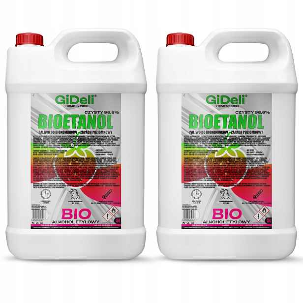 Bioetanol do krbu 2x 5L vůně hladiny biopaliva