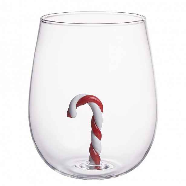 Butlers MERRY & JOY Sklenice "Candy Cane" 450 ml