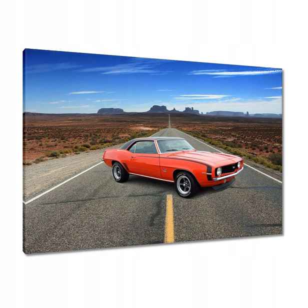Obrazy 100x70 Oranžový Chevrolet Ss