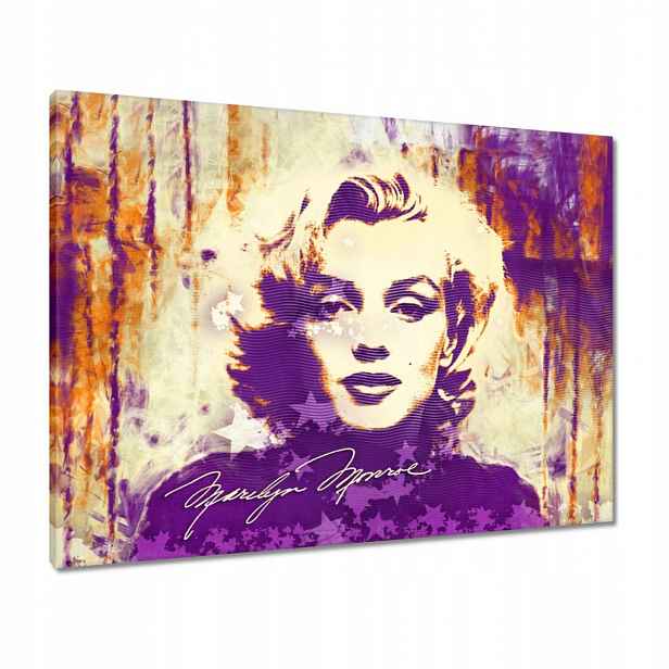 Obrazy 80x60 Marilyn Monroe Fialová