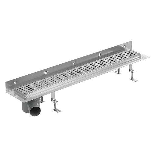 Sprchový žlab S-Line Klasik 70 cm nerez lesk čtverečky ZLAB70NRZ1LEM