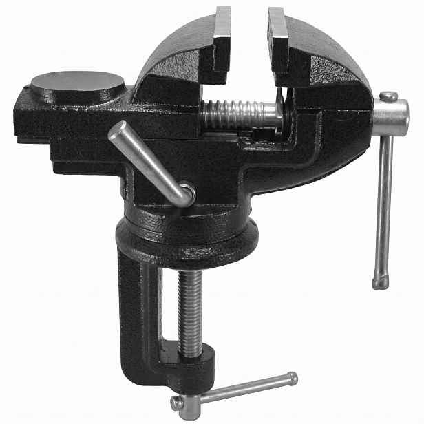 Stolní svěrák mini otočný 60 mm Polax