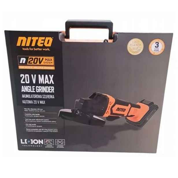Úhlová bruska Niteo 20V Max