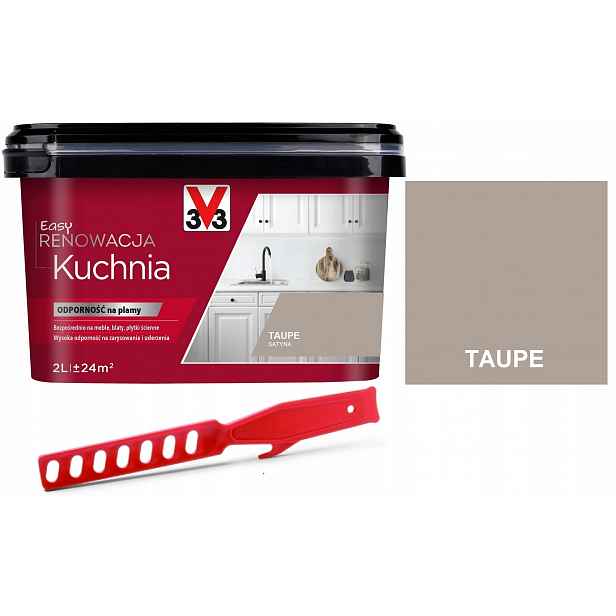 V33 Barva barva na nábytek Taupe 2L
