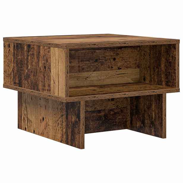 vidaXL Konferenční stolek Staré dřevo 48 x 46 x 35 cm Kompozitní dřevo