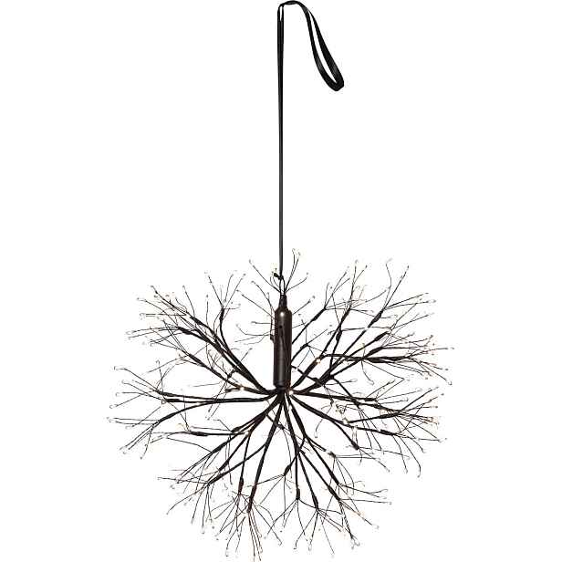 Závěsná LED dekorace průměr 40 cm Star Trading Stardust - černá