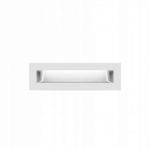 Ventilační Krbová Mřížka Luft pro krb Sf 60x200 bílá 6x20 kovová