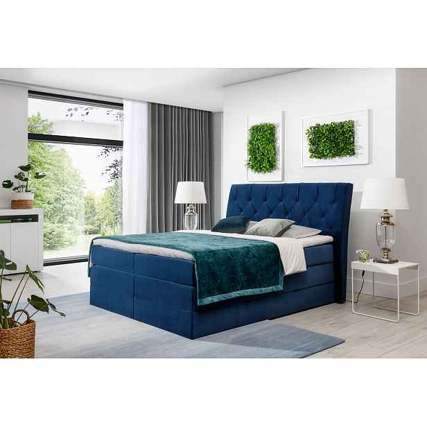 Boxspring Mirabel Rozměr: 180 x 200 cm, látka: Matt Velvet 79