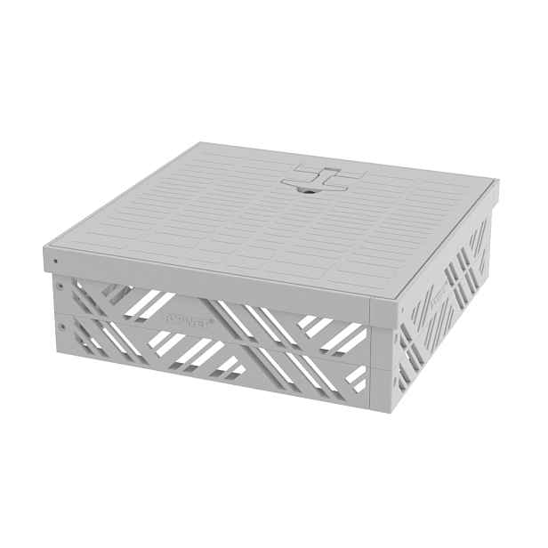 Šachta kontrolní pro zelené střechy TOPWET TWZF 300×300×130 mm