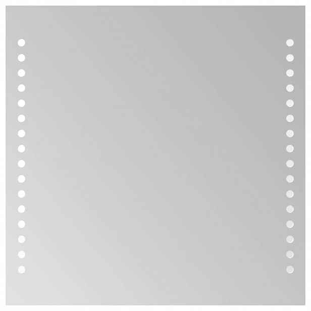 vidaXL Koupelnové zrcadlo s LED osvětlením 30x30 cm