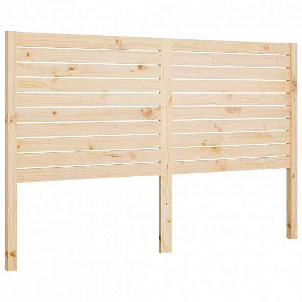 vidaXL Čelo postele 206 x 4 x 100 cm masivní borovice