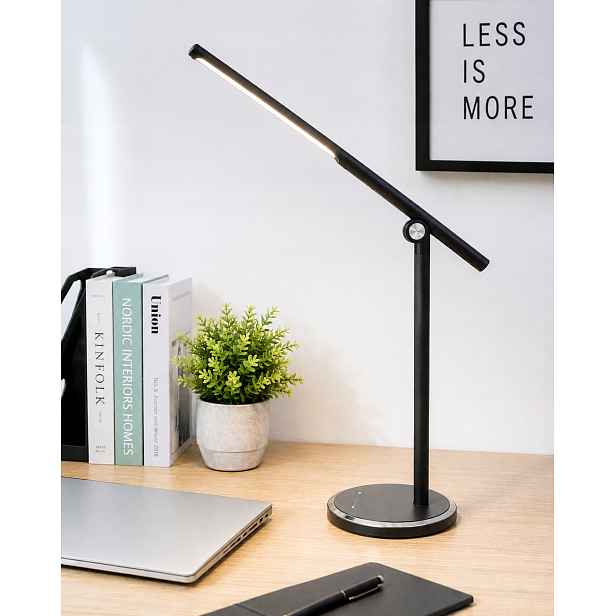 Led stolní lampa 10W 3 barvy světla Usb nabíječka kancelářská stojící