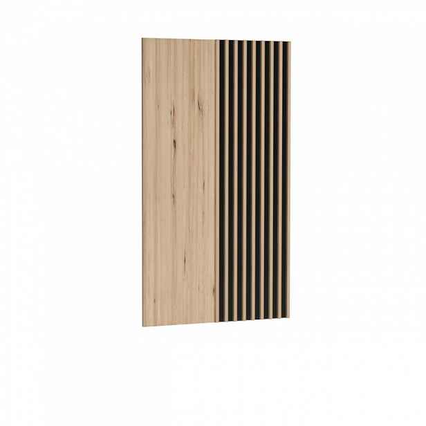 Nástěnný panel 80x138 ORURO - dub artisan / černý